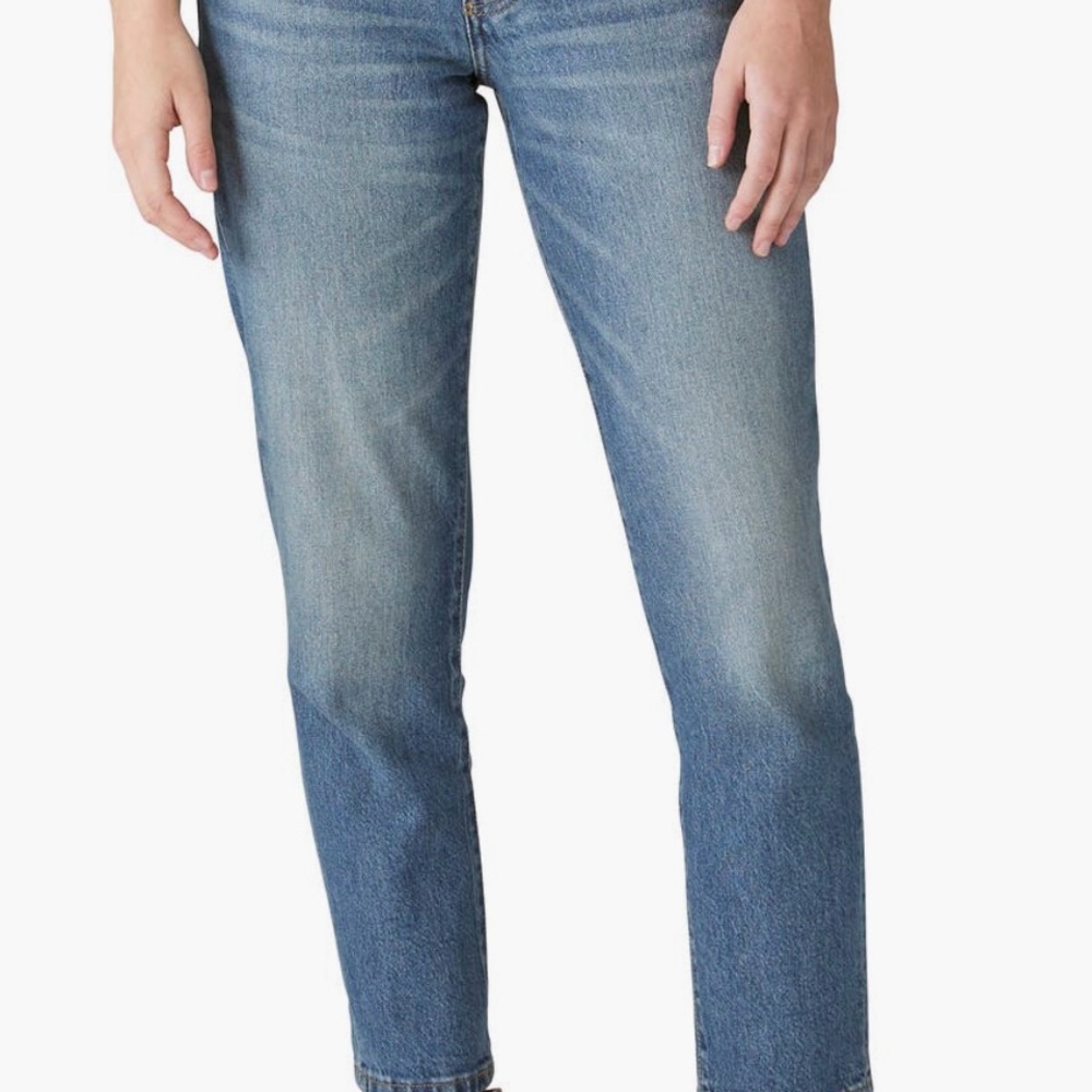 NWT Lucky Brand Drew High Rise Mom Jean